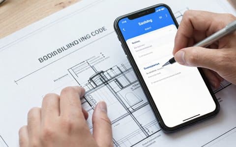 مطابقة المخططات مع كود البناء السعودي ومتطلبات منصة بلدي
